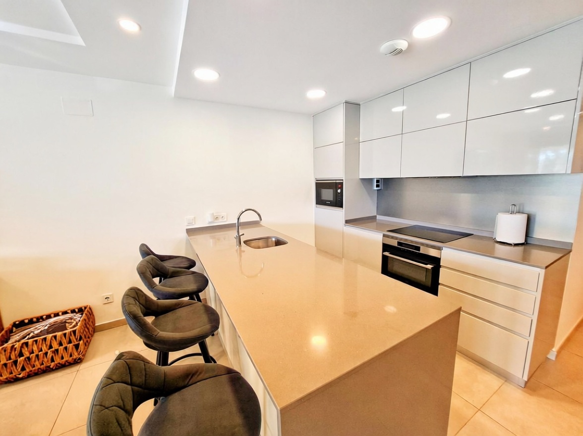 Appartement en première ligne de plage à Ayamonte — Cuisine