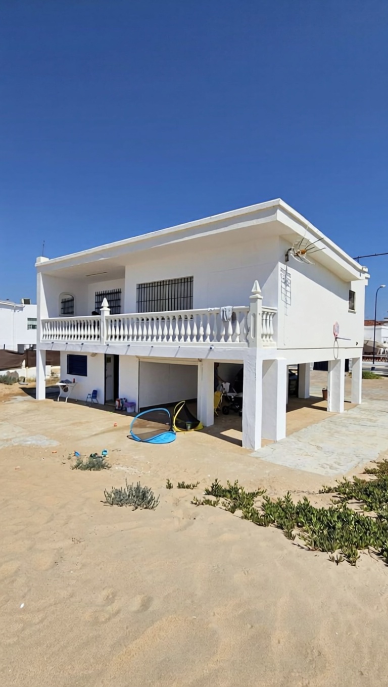 Chalet com acesso direto à praia em Islantilla — Fachada
