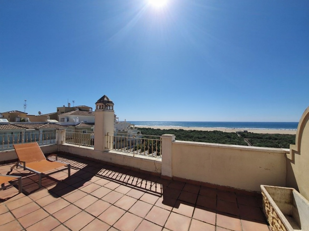 Appartement en première ligne de plage à Ayamonte — Terrasse mer
