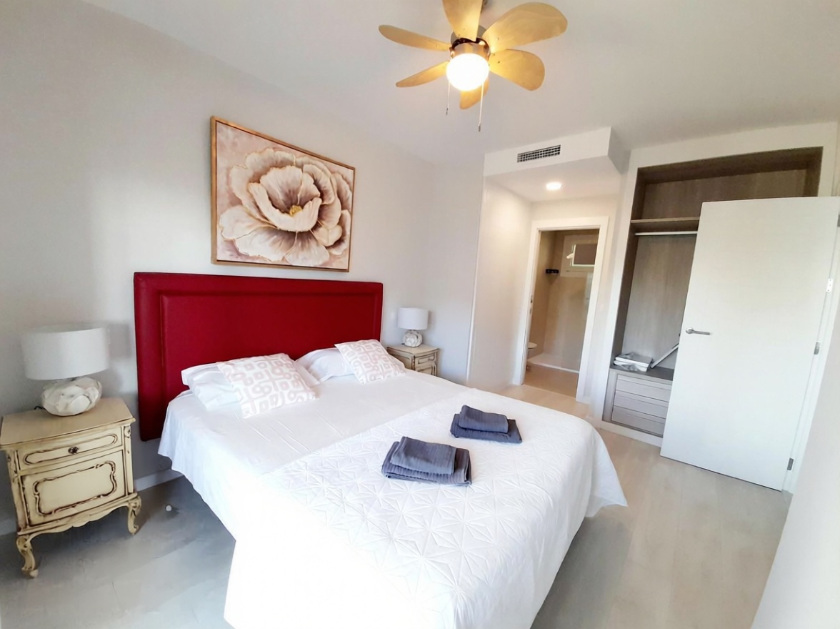 Appartement en première ligne de plage à Ayamonte — Chambre