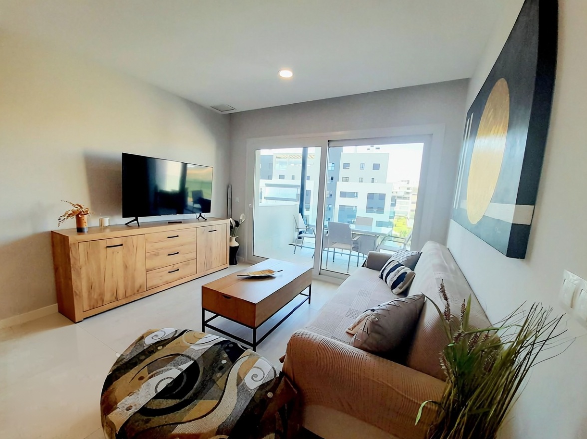 Appartement en première ligne de plage à Ayamonte — Séjour