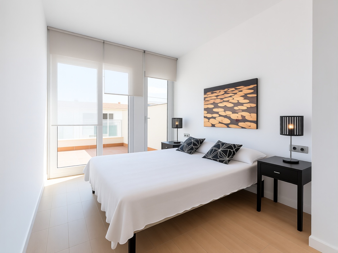 Appartement en attique en première ligne de mer à Ayamonte — Chambre