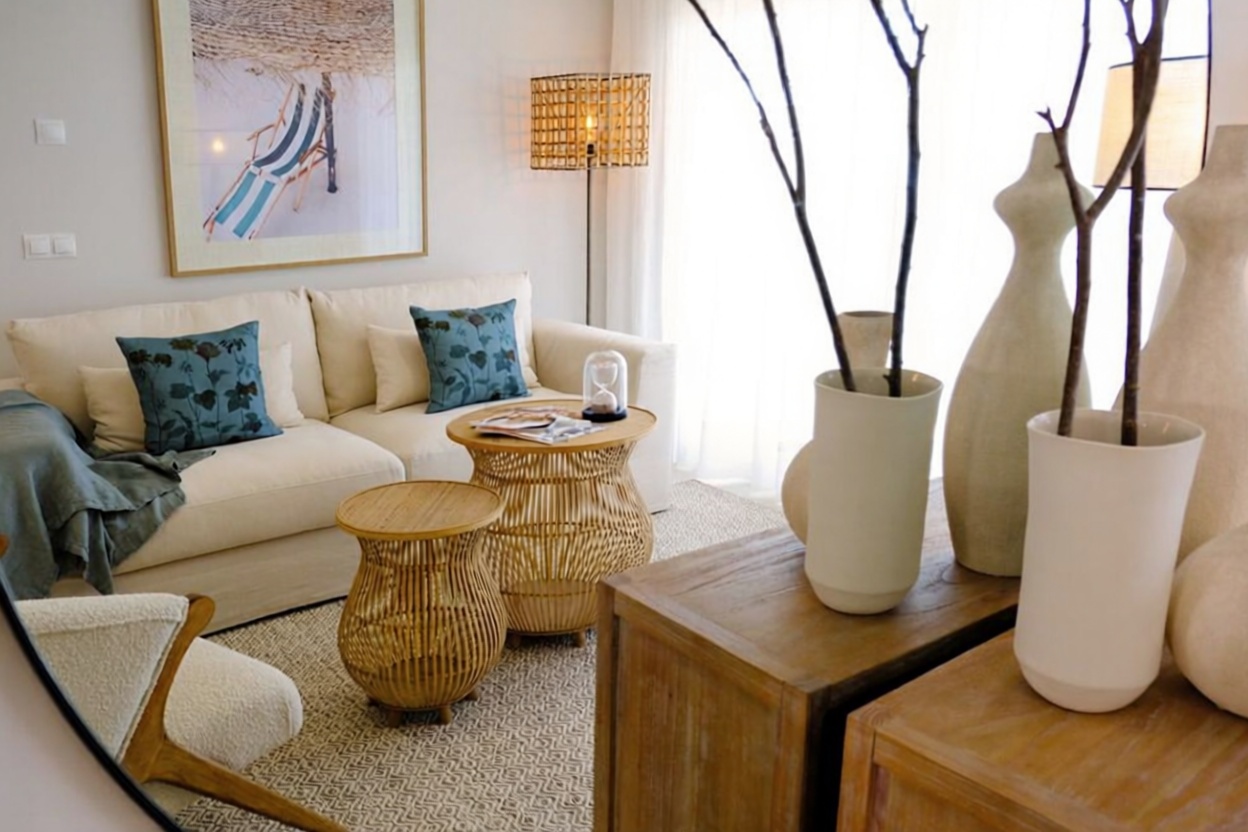 Appartement en première ligne de plage à Ayamonte — Séjour