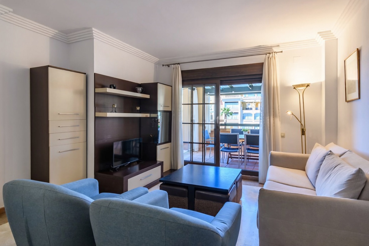 Appartement en première ligne de plage à Ayamonte — Séjour
