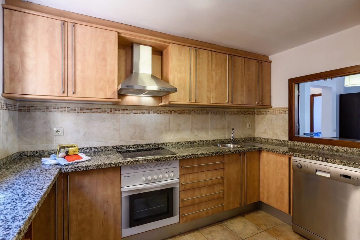 Appartement en première ligne de plage à Ayamonte — Cuisine