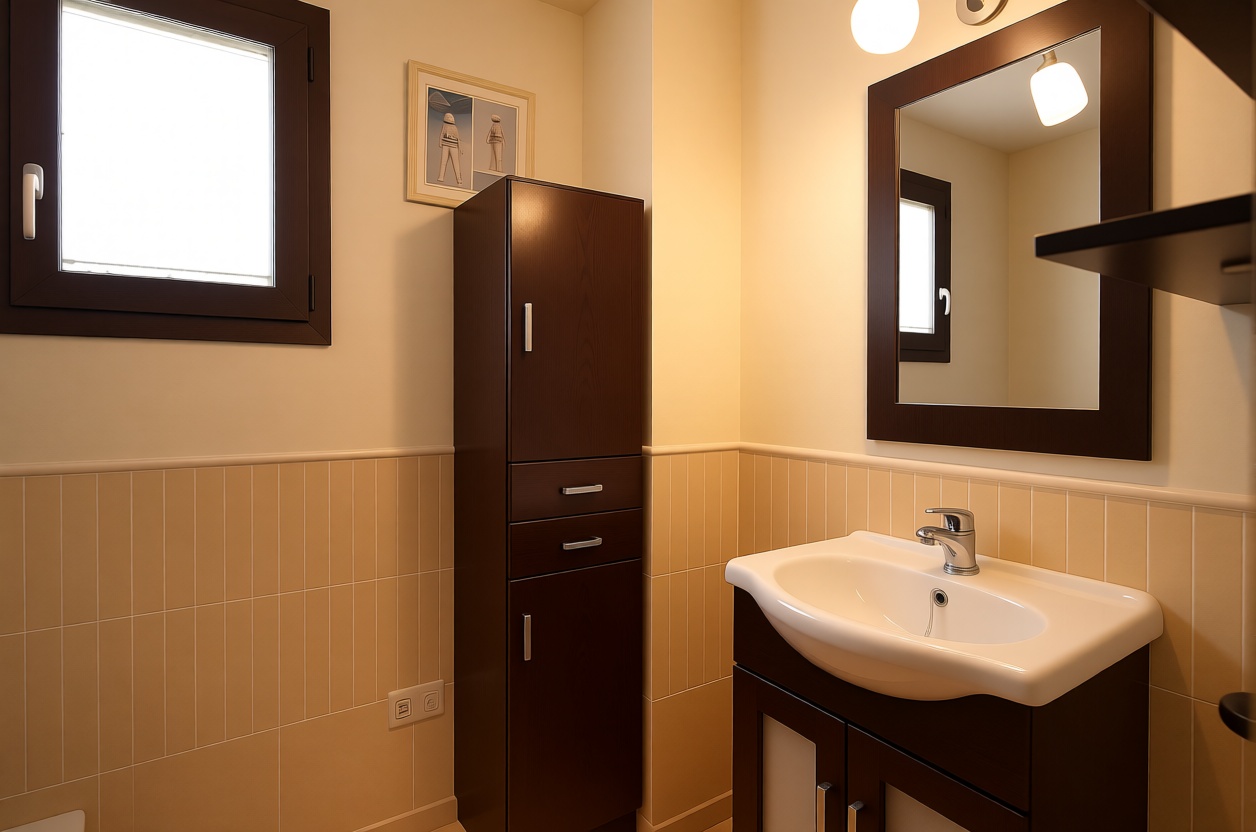 Wohnung in erste Strandlinie in Ayamonte — Bad