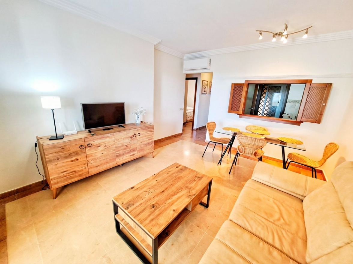 Appartement en première ligne de plage à Ayamonte — Séjour