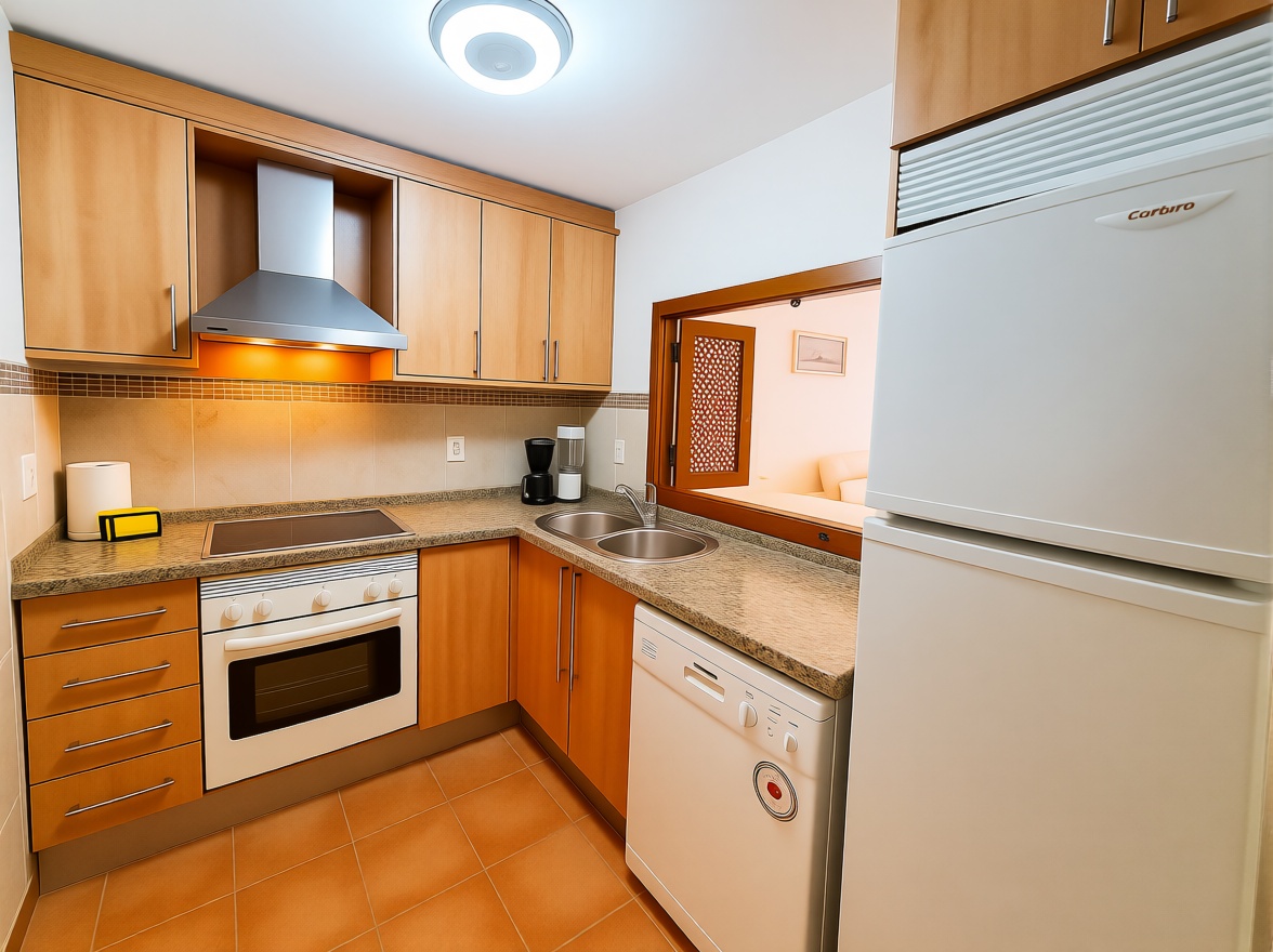 Appartement en première ligne de plage à Ayamonte — Cuisine