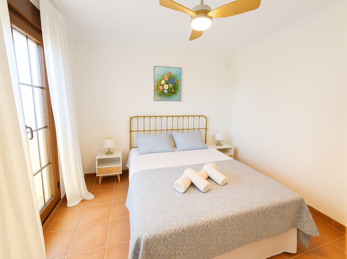 Appartement en première ligne de plage à Ayamonte — Chambre