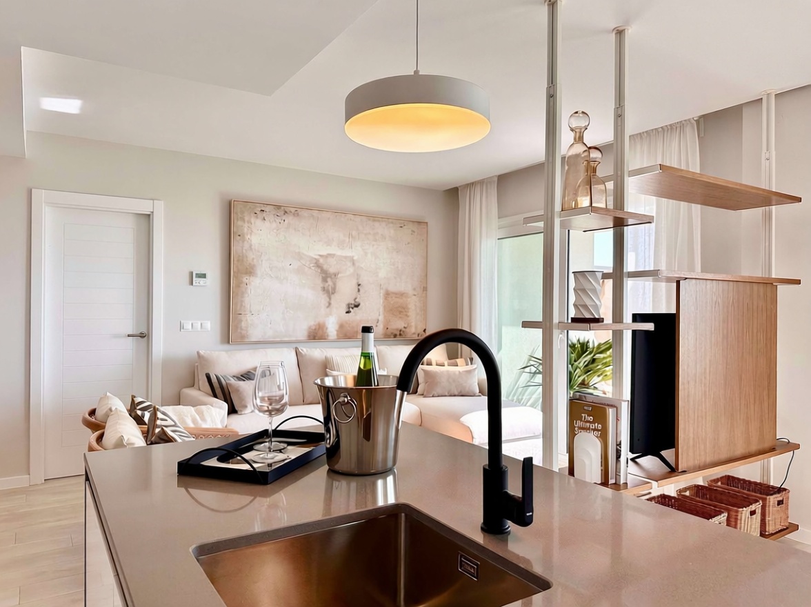 Appartement en première ligne de plage à Ayamonte — Séjour
