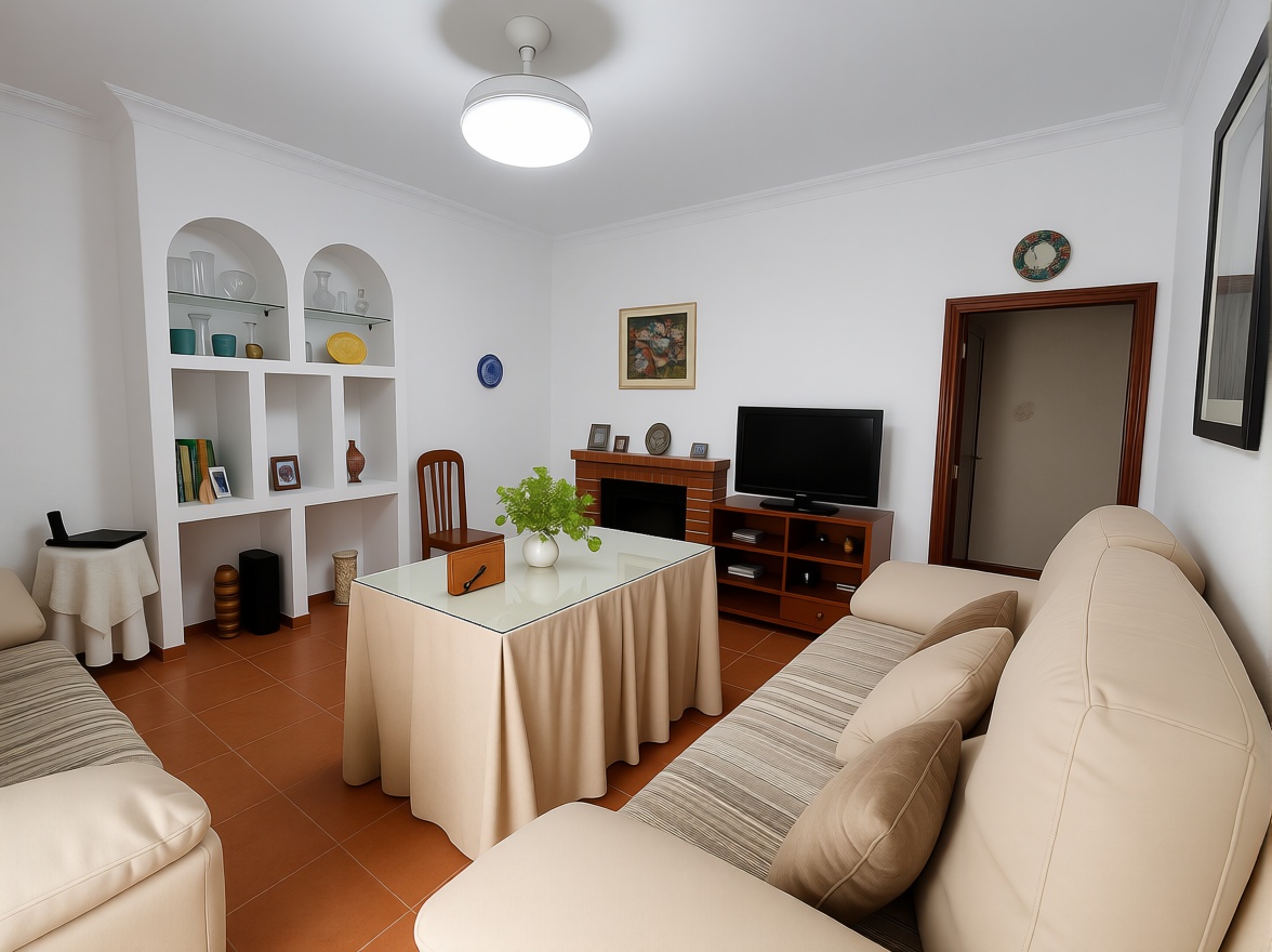 Chalet with direct beach access in Ayamonte — Living room