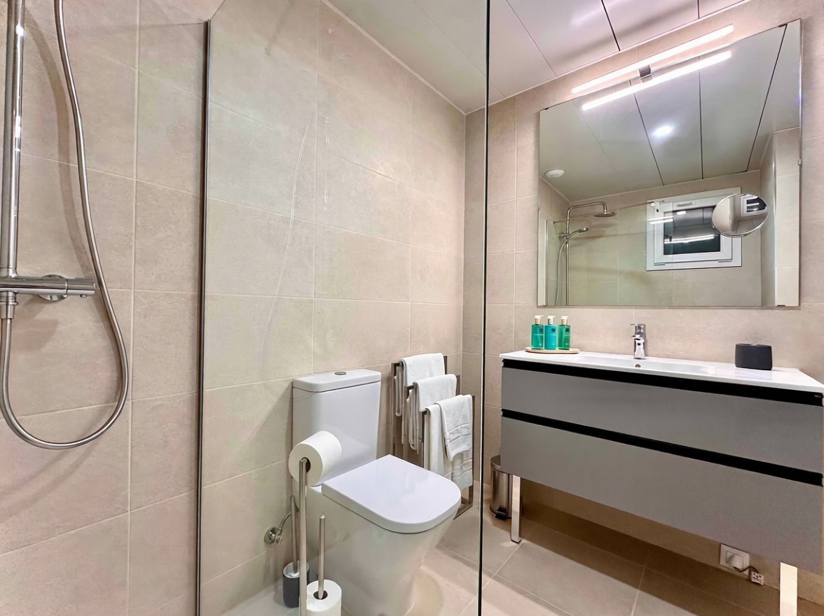 Appartement en première ligne de plage à Ayamonte — Sanitaires
