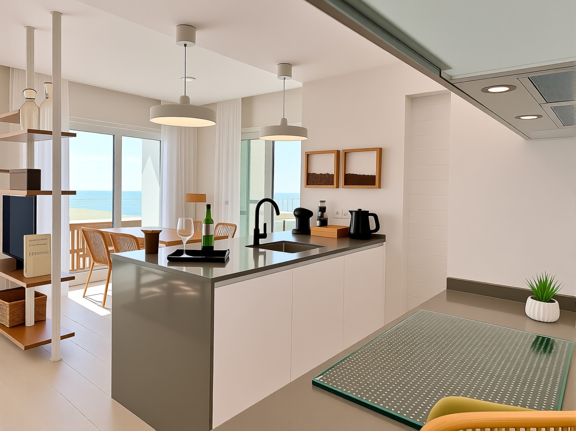 Apartamento em primeira linha de praia em Ayamonte — Cozinha