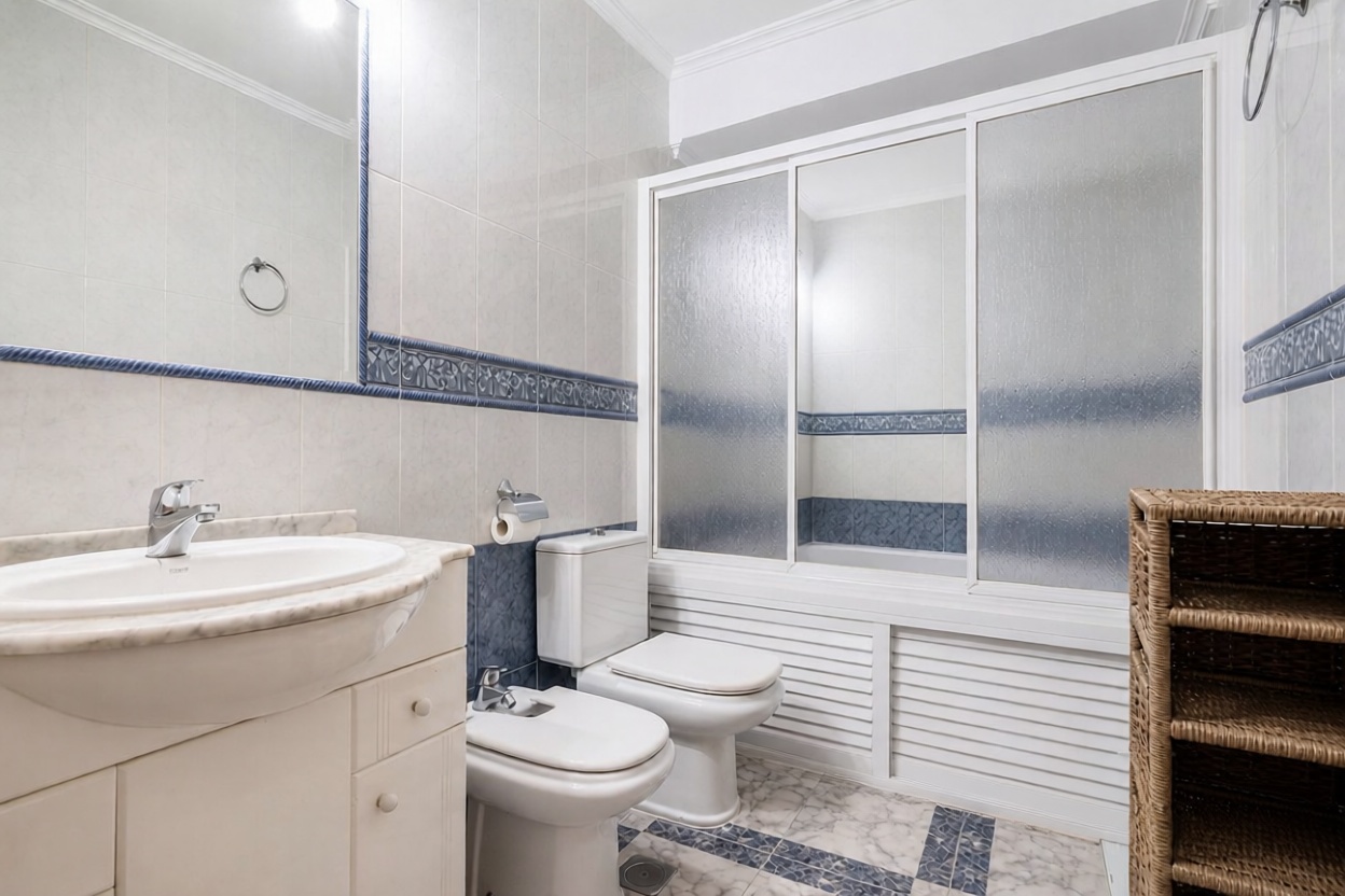 Chalet with direct beach access in Ayamonte — Bathroom