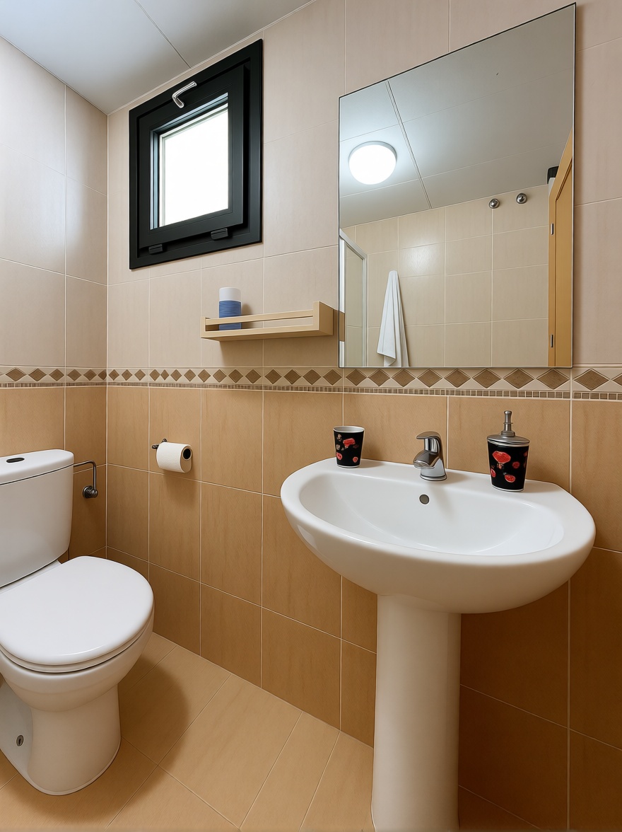 Chalet with direct beach access in Ayamonte — Bathroom