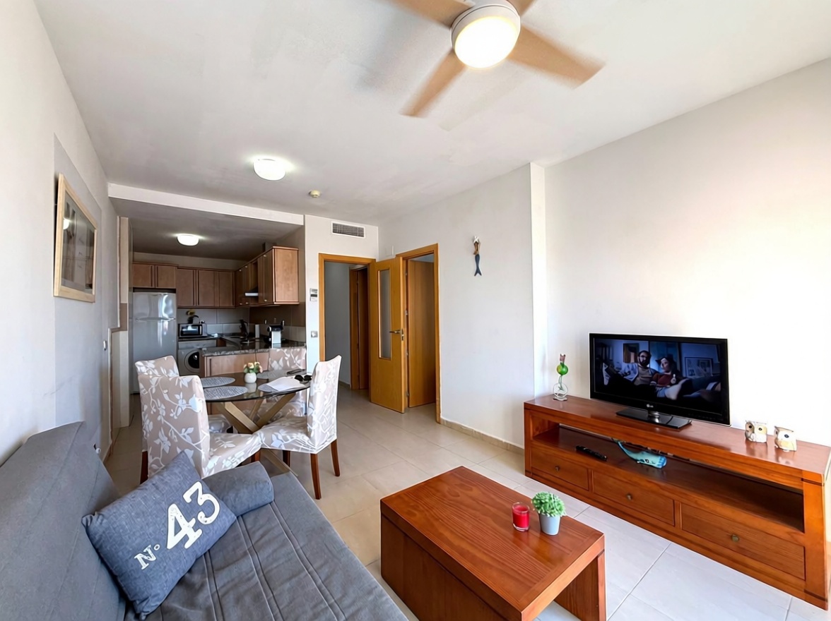 Seafront attic in Ayamonte — Living room