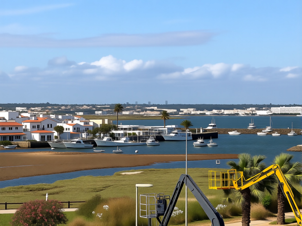 Seafront attic in Ayamonte — Sea view