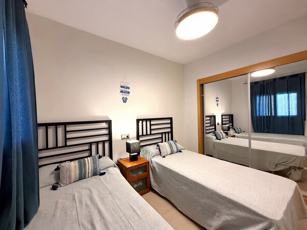 Seafront attic in Ayamonte — Bedroom