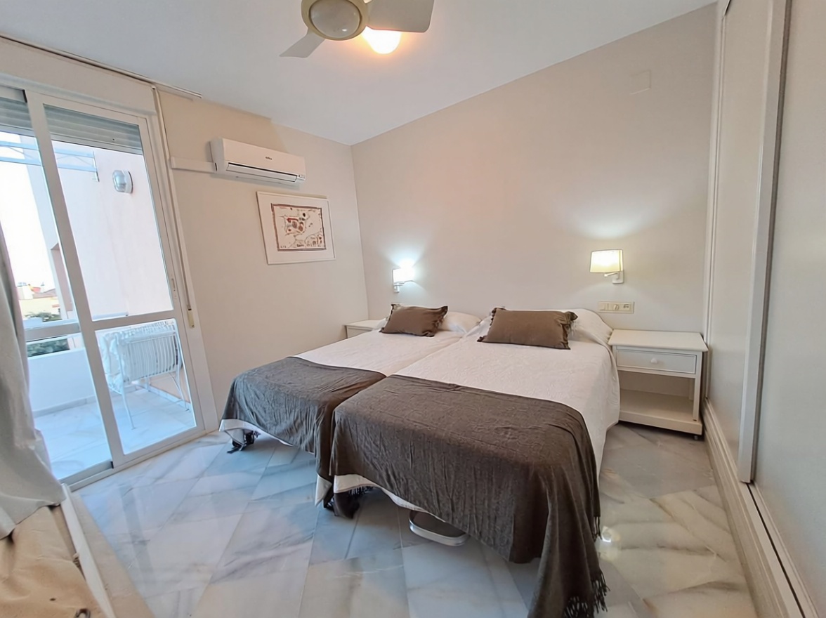 Seafront attic in Islantilla — Bedroom