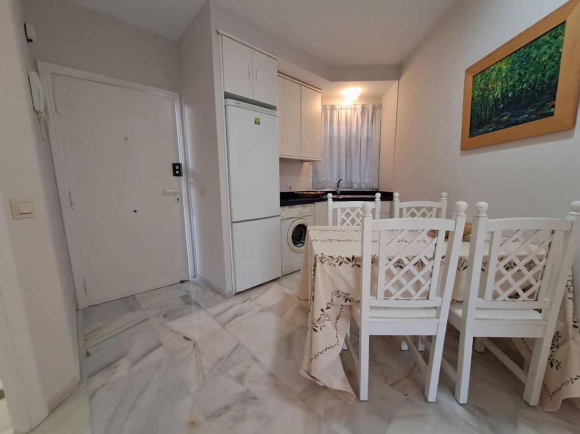 Seafront attic in Islantilla — Kitchen