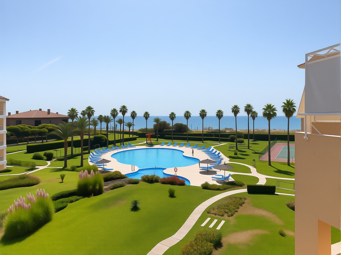 Seafront attic in Islantilla — Sea view