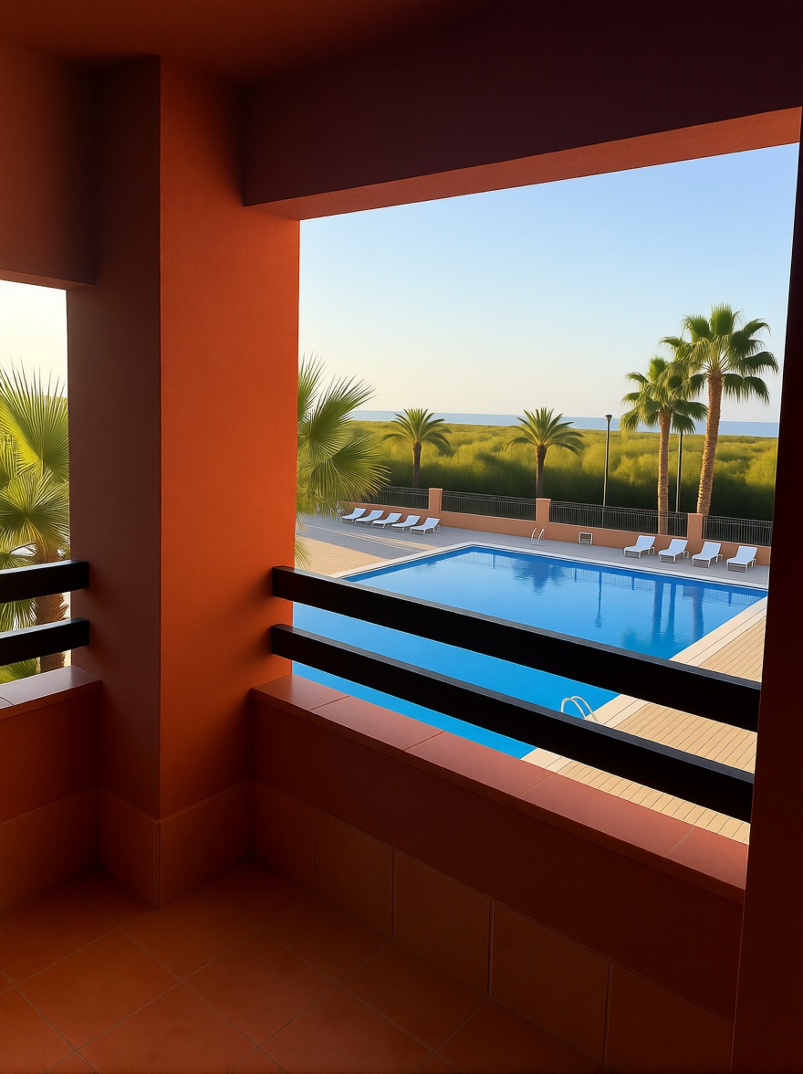 Beachfront flat in Ayamonte