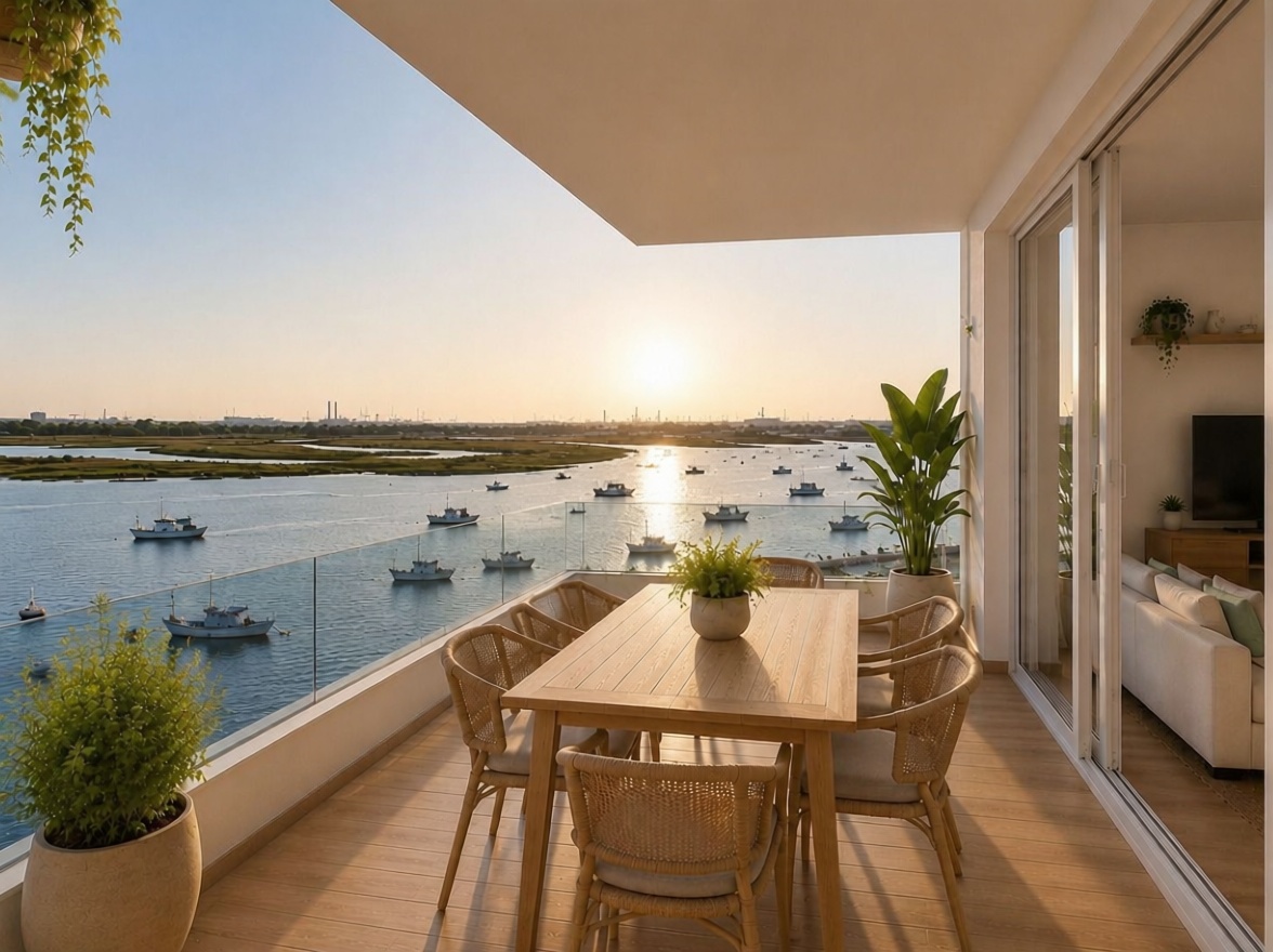 Beachfront flat in Punta Umbría