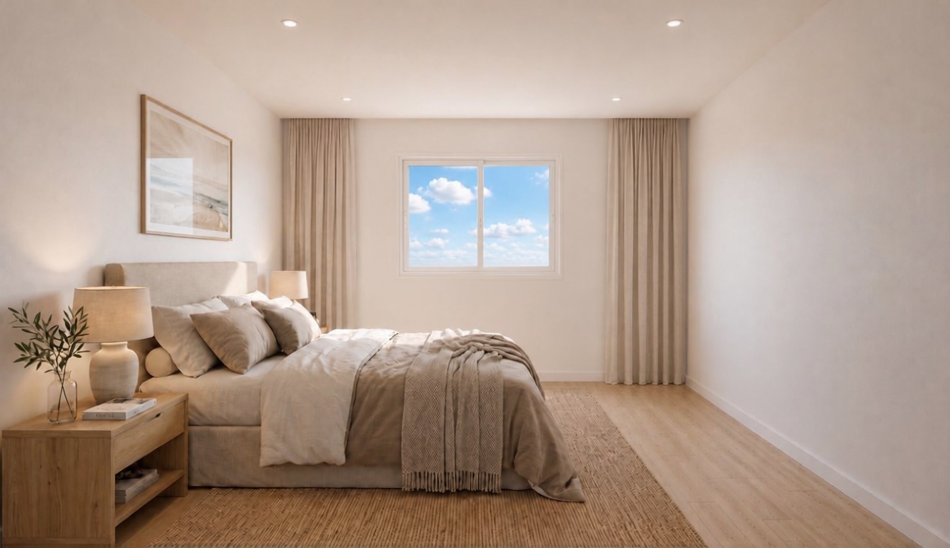 Wohnung in erste Strandlinie in Punta Umbría — Schlafzimmer