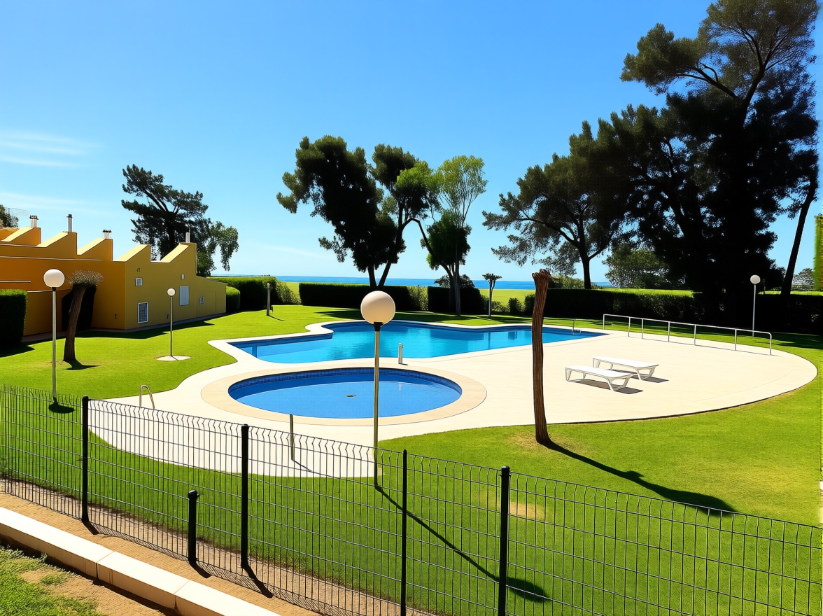 Wohnung in erste Strandlinie in Islantilla — Pool