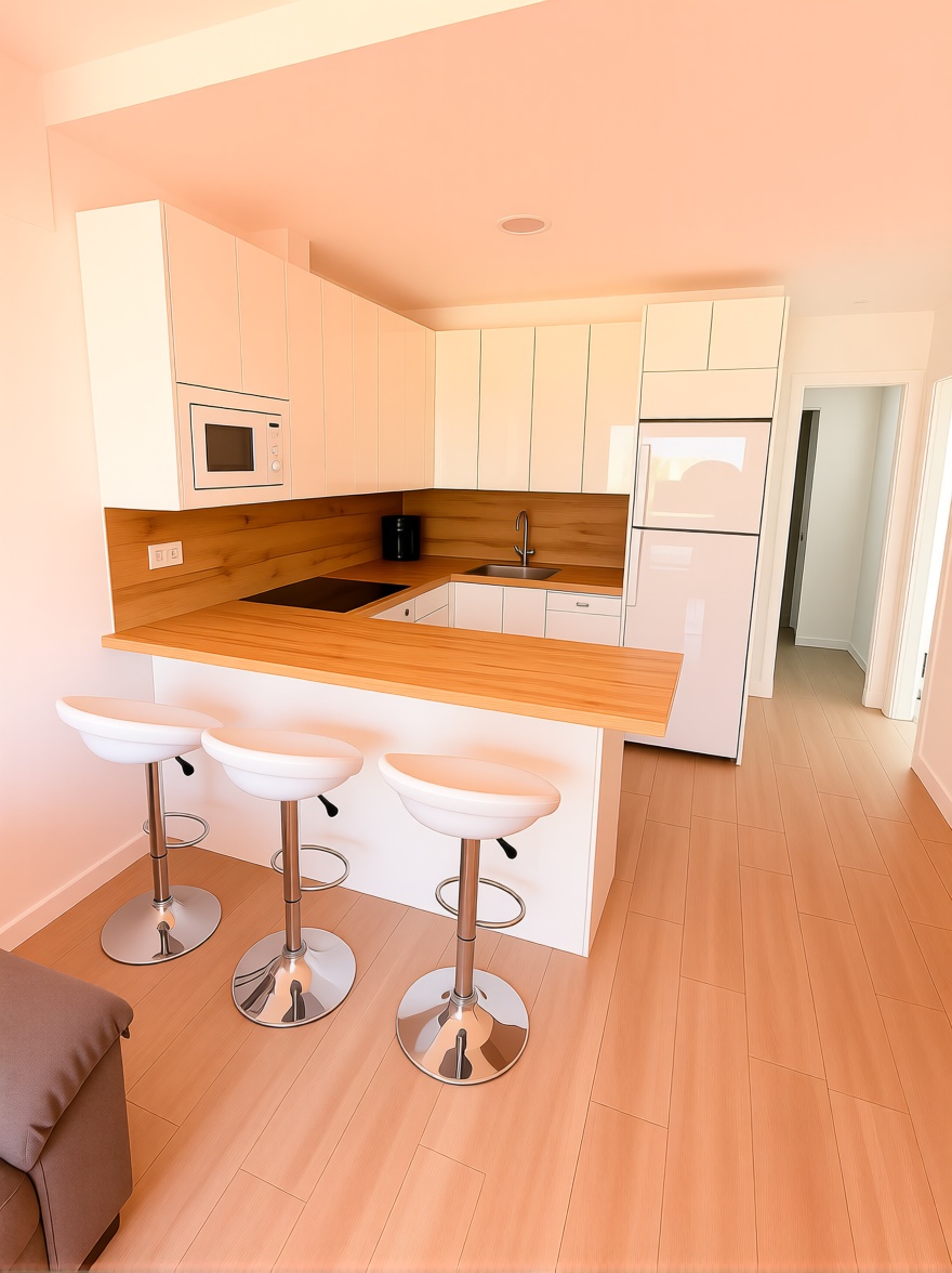 Wohnung in erste Strandlinie in Islantilla — Küche