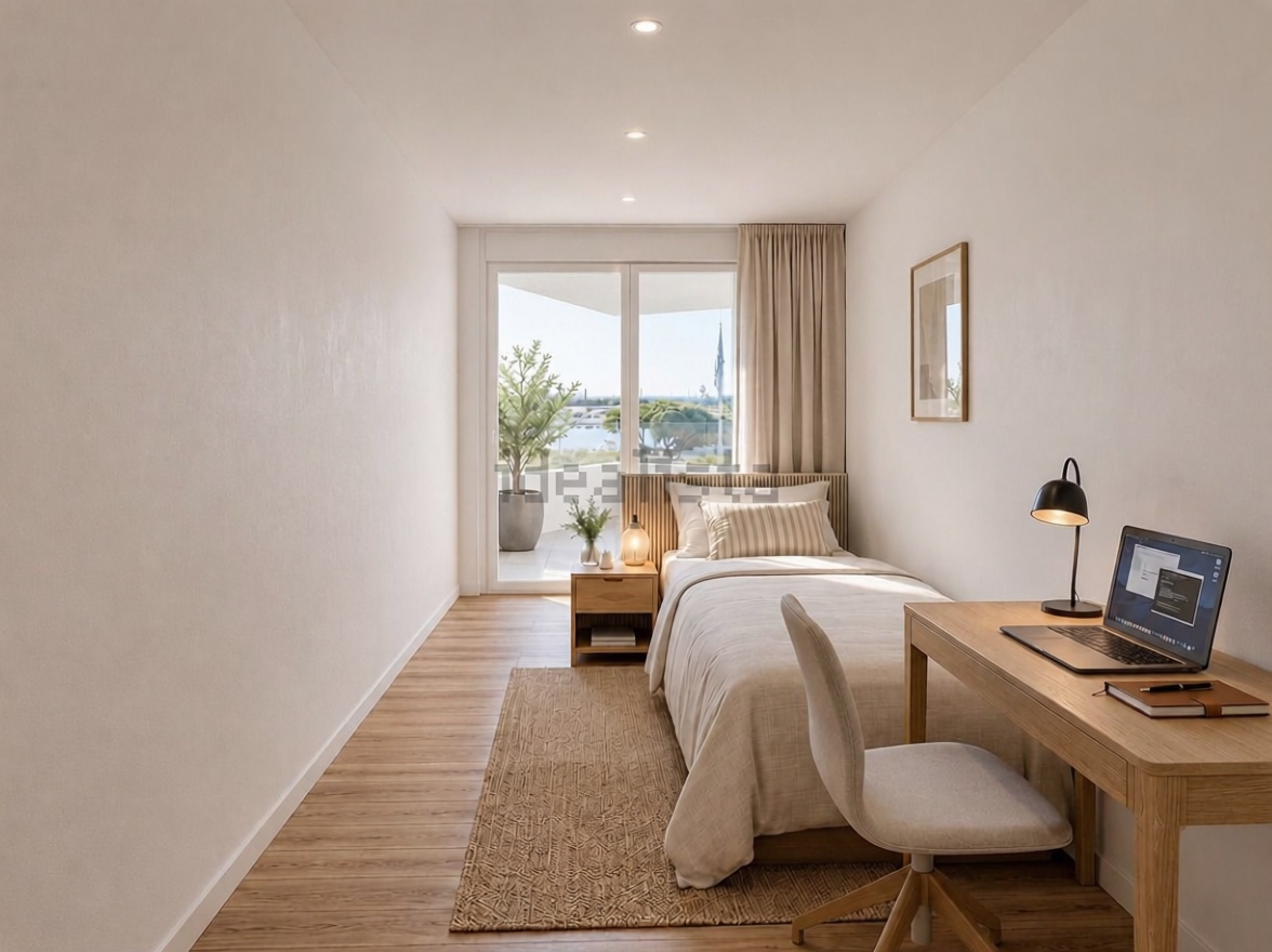 Wohnung in erste Strandlinie in Punta Umbría — Schlafzimmer