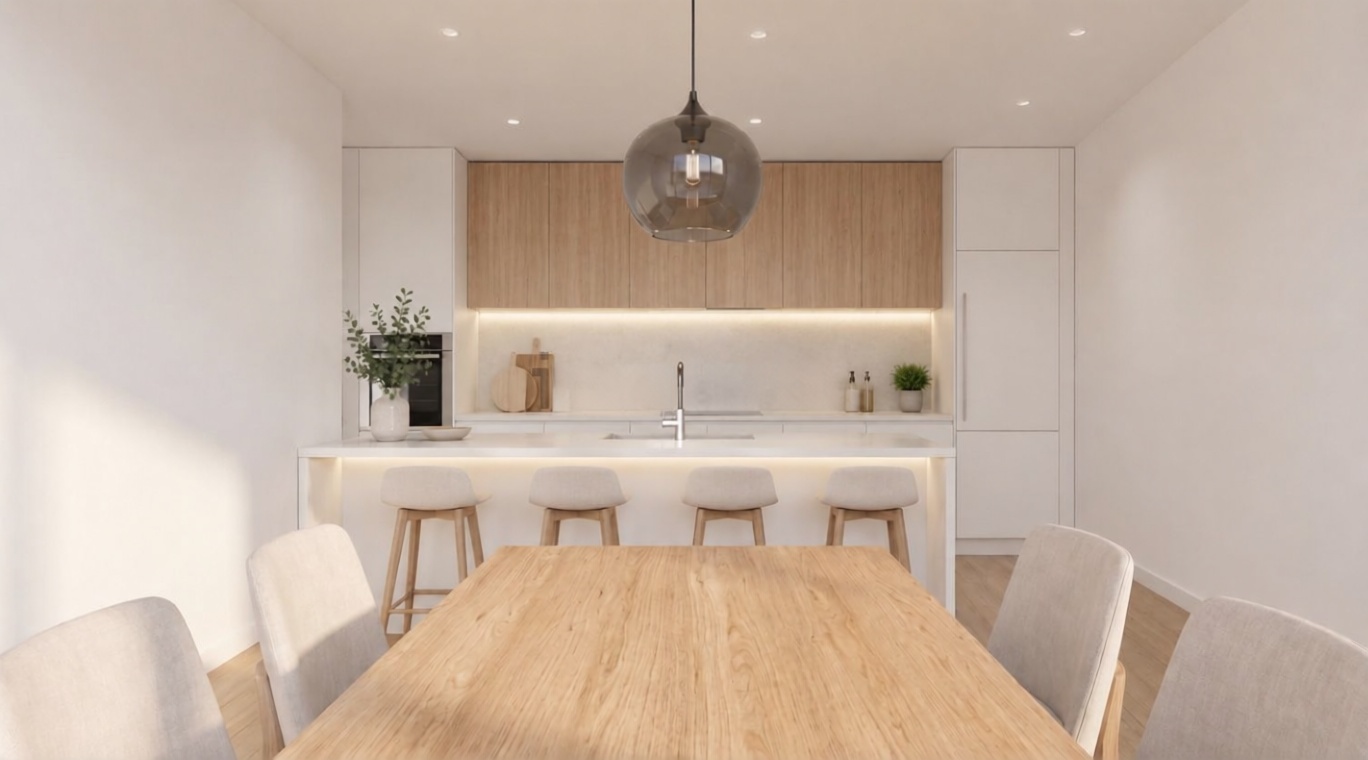 Wohnung in erste Strandlinie in Punta Umbría — Küche