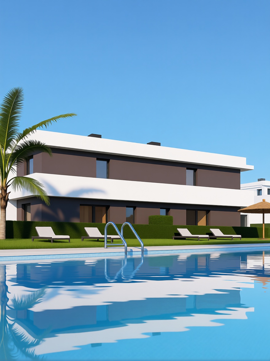 Duplex en première ligne de plage à Isla Cristina
