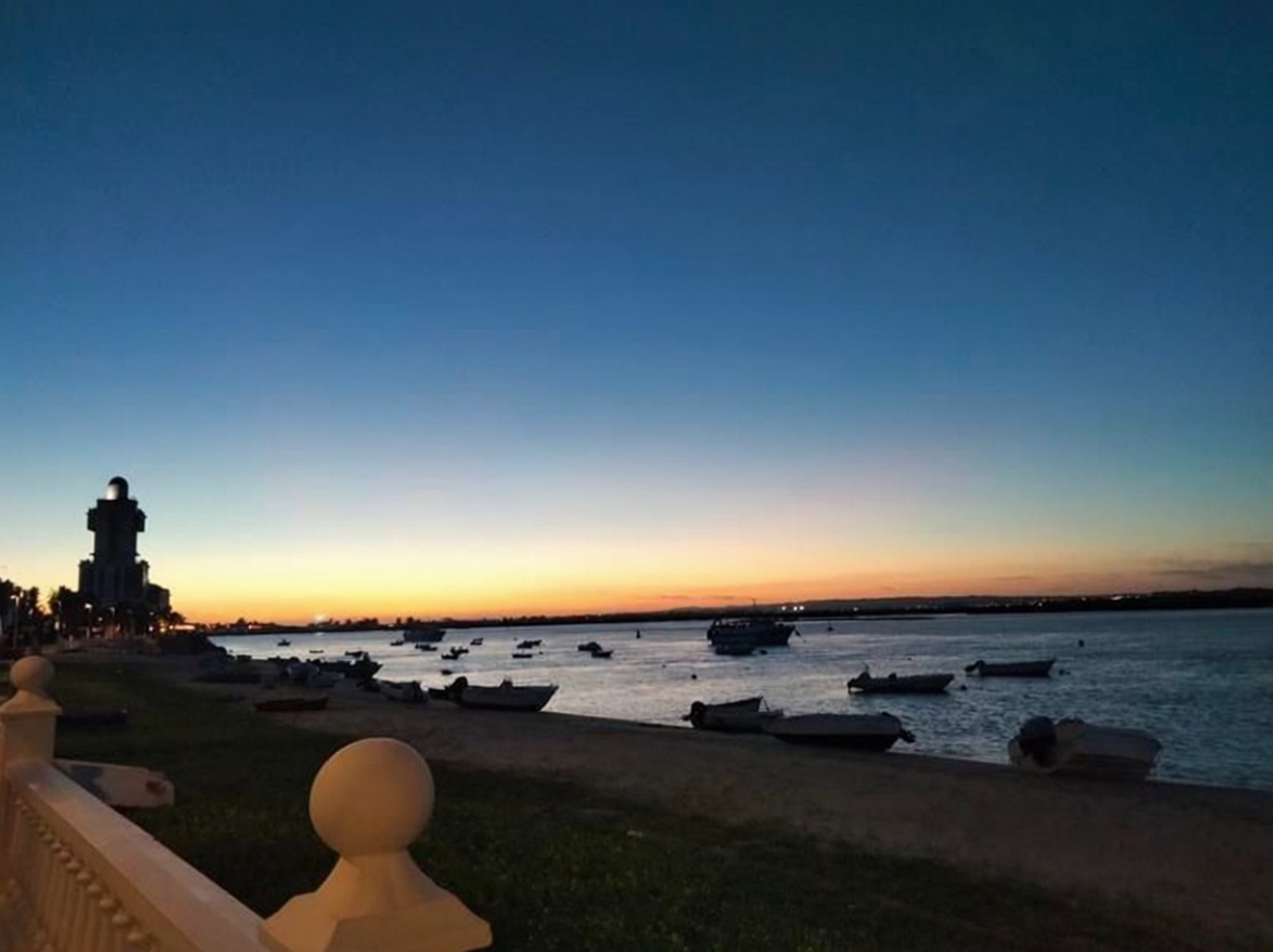 Chalet with direct beach access in Isla Cristina — Sea view