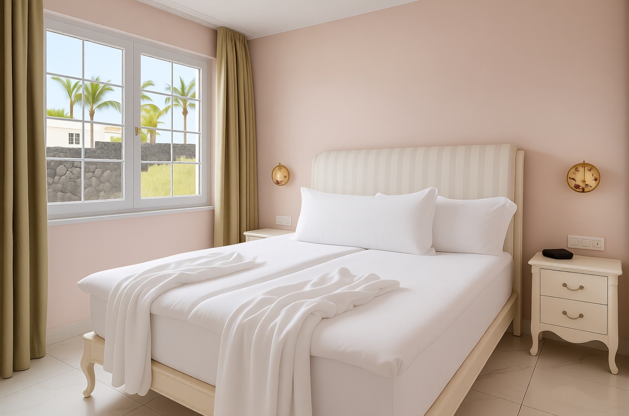 Chalet mit direkter Strandzugang in Yaiza — Schlafzimmer