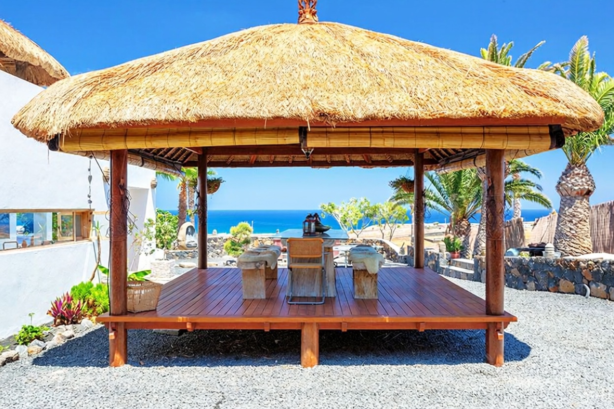 Chalet with direct beach access in Lanzarote — Sea view