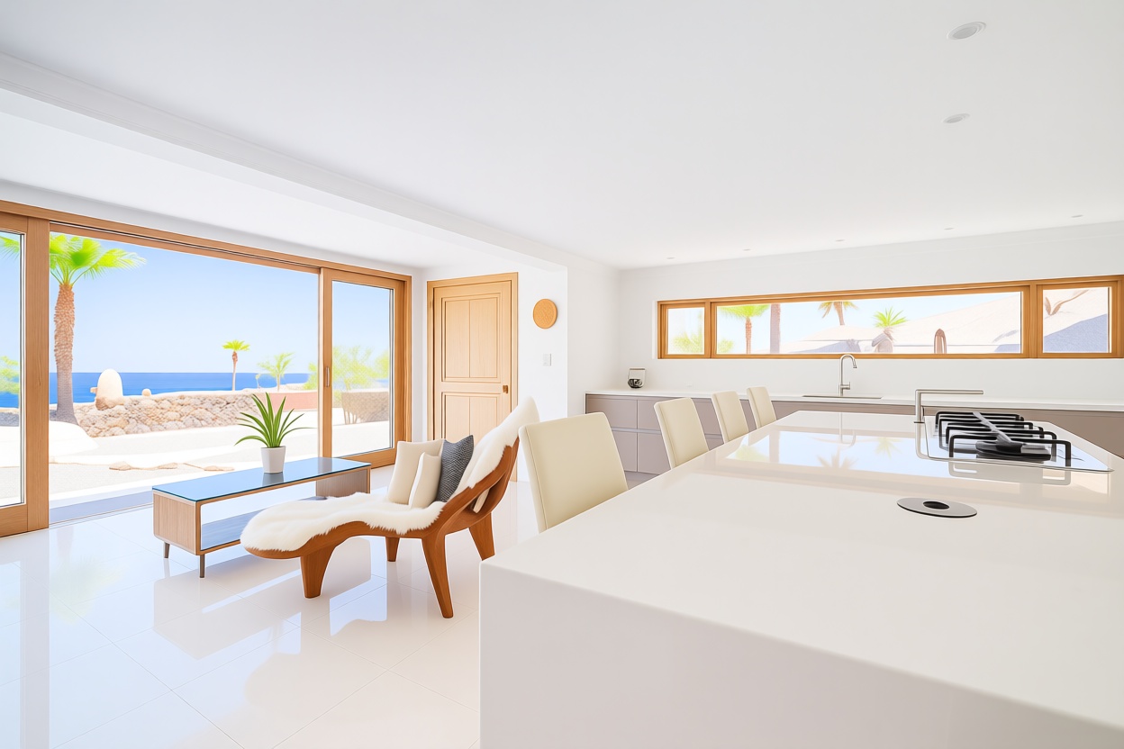 Chalet with direct beach access in Lanzarote — Kitchen