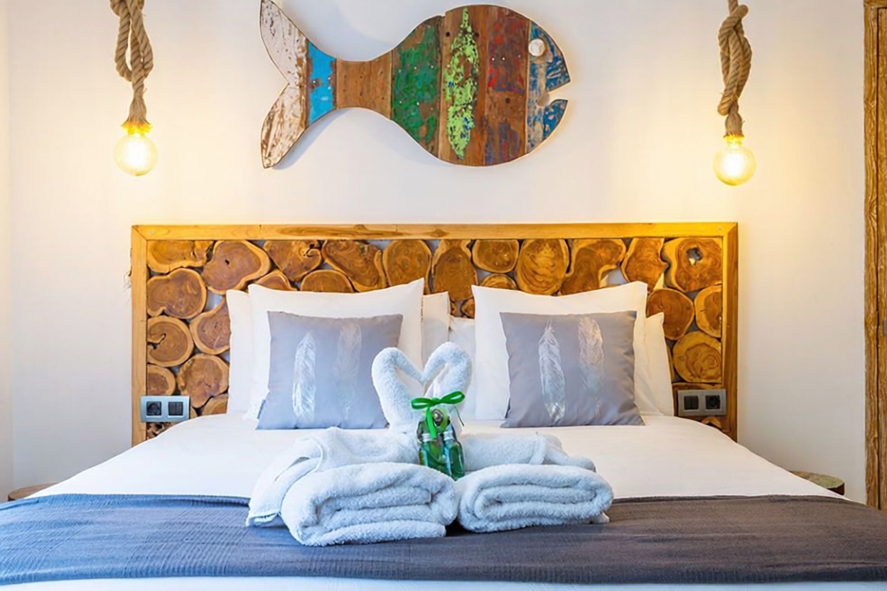 Chalet with direct beach access in Lanzarote — Bedroom