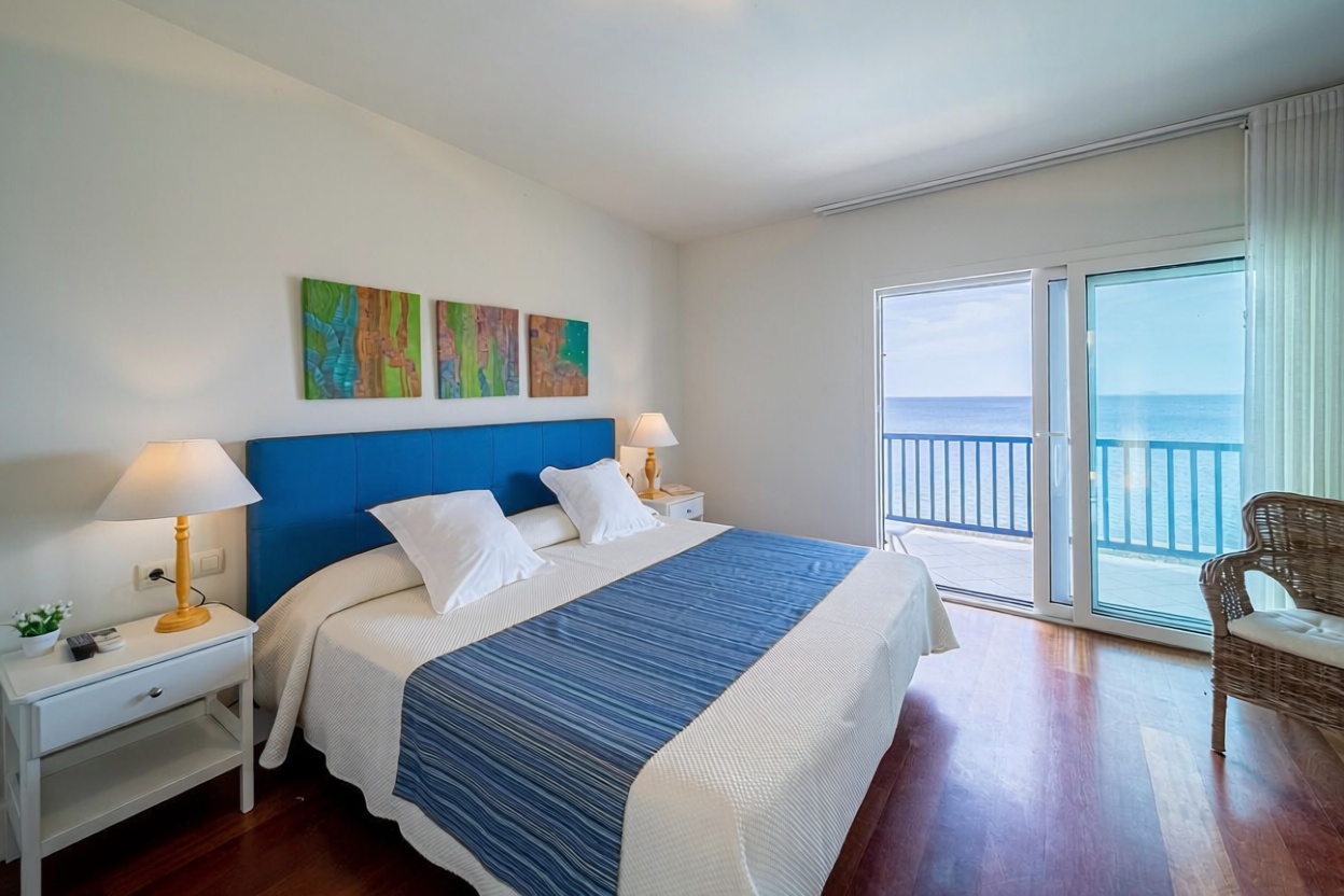 Chalet mit direkter Strandzugang in Yaiza — Schlafzimmer