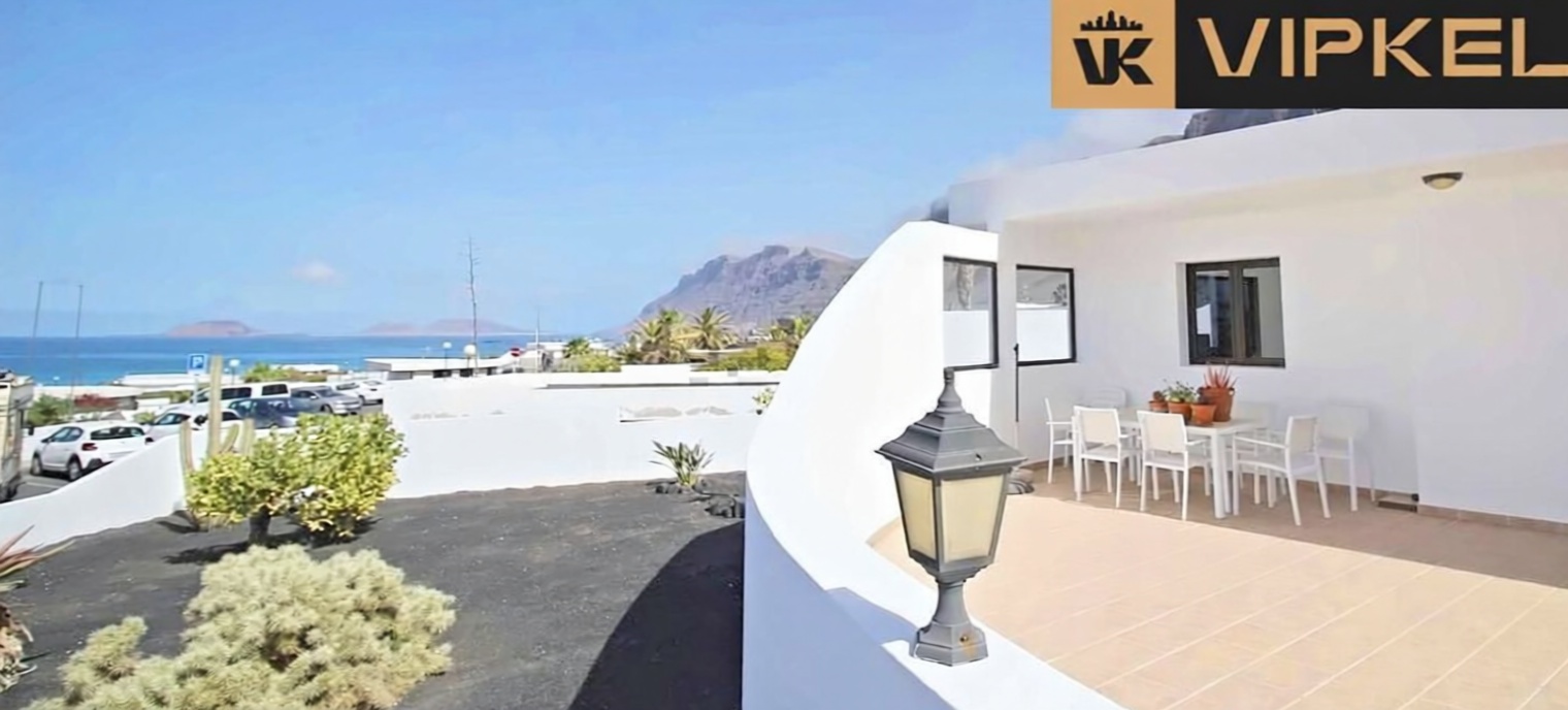 Chalet mit direkter Strandzugang in Teguise — Meerterrasse