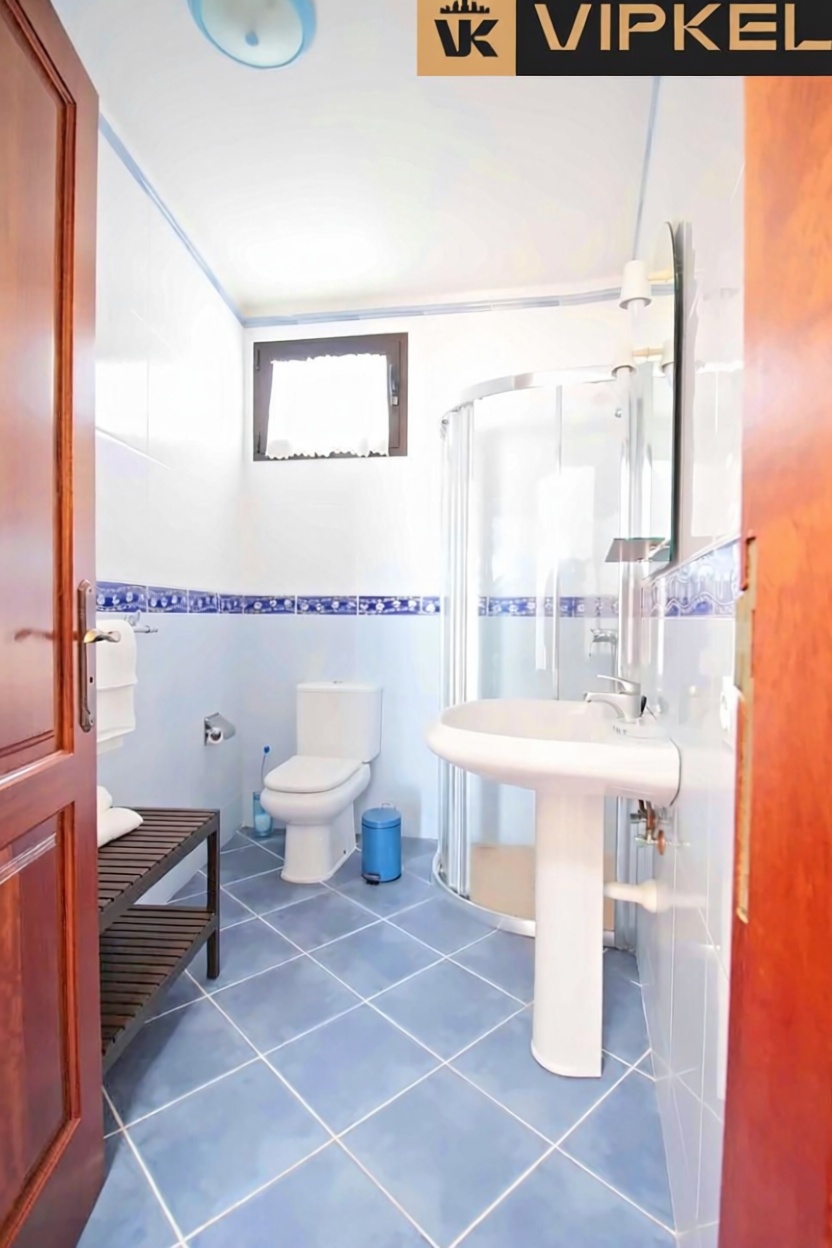Chalet mit direkter Strandzugang in Teguise — Bad