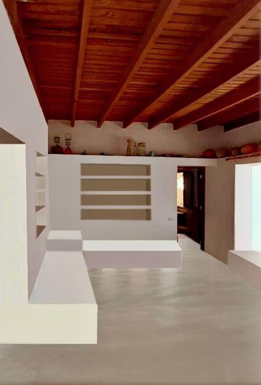 Chalet mit direkter Strandzugang in Teguise — Wohnzimmer