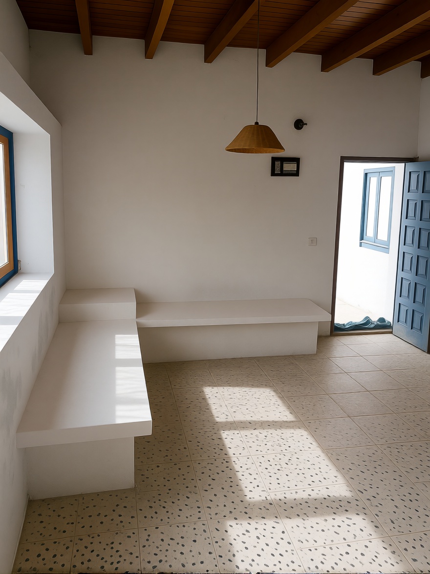 Chalet mit direkter Strandzugang in Teguise — Wohnzimmer