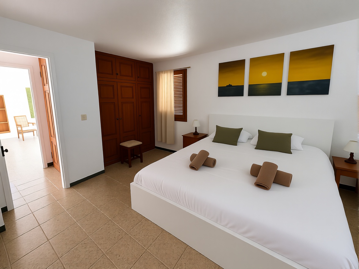 Chalet mit direkter Strandzugang in Teguise — Schlafzimmer