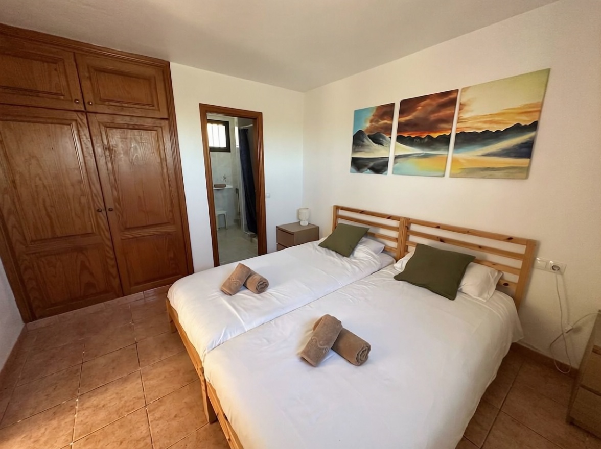 Chalet mit direkter Strandzugang in Teguise — Schlafzimmer