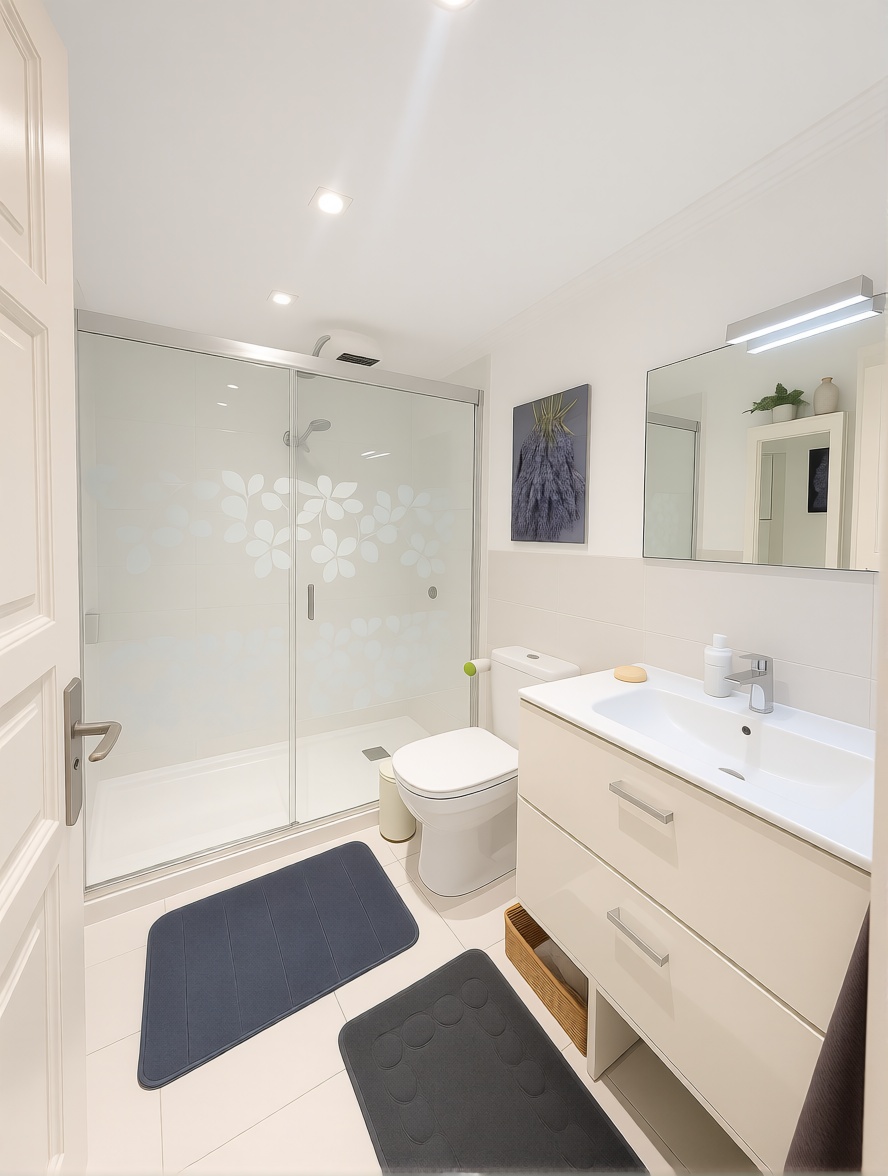 Beachfront flat in Arrecife — Bathroom