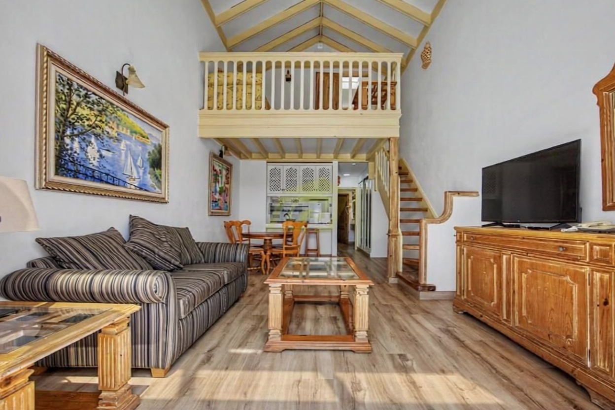 Duplex in erste Strandlinie in Teguise — Wohnzimmer