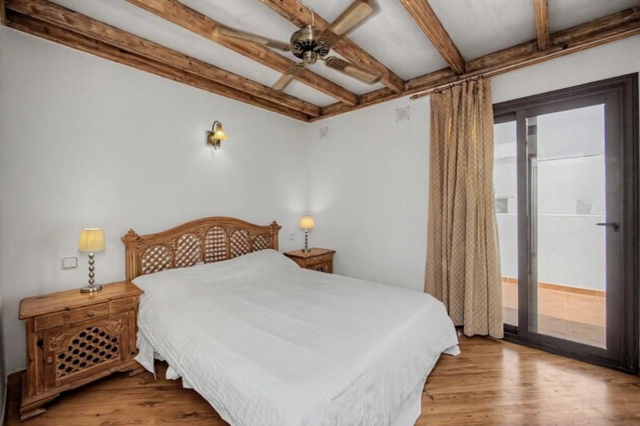 Duplex in erste Strandlinie in Teguise — Schlafzimmer