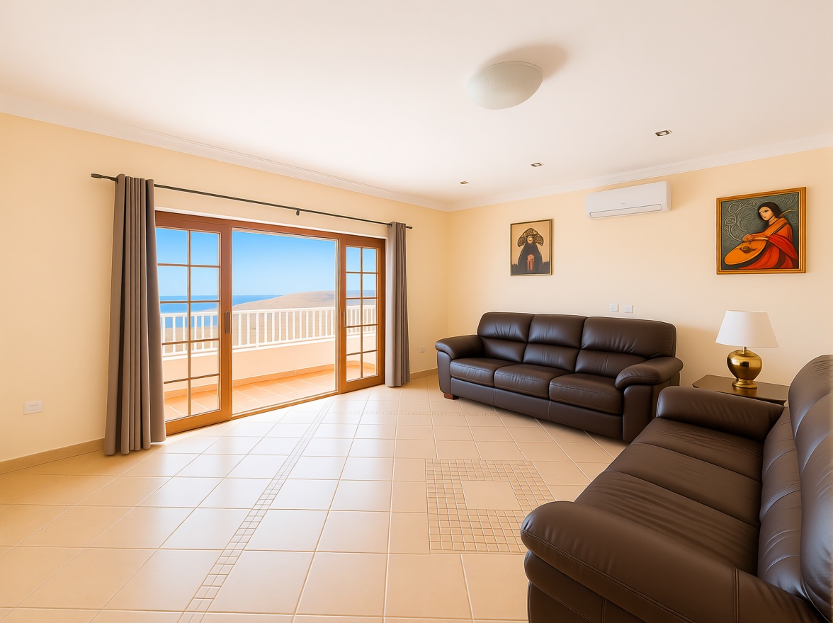 Chalet mit direkter Strandzugang in Lanzarote — Wohnzimmer
