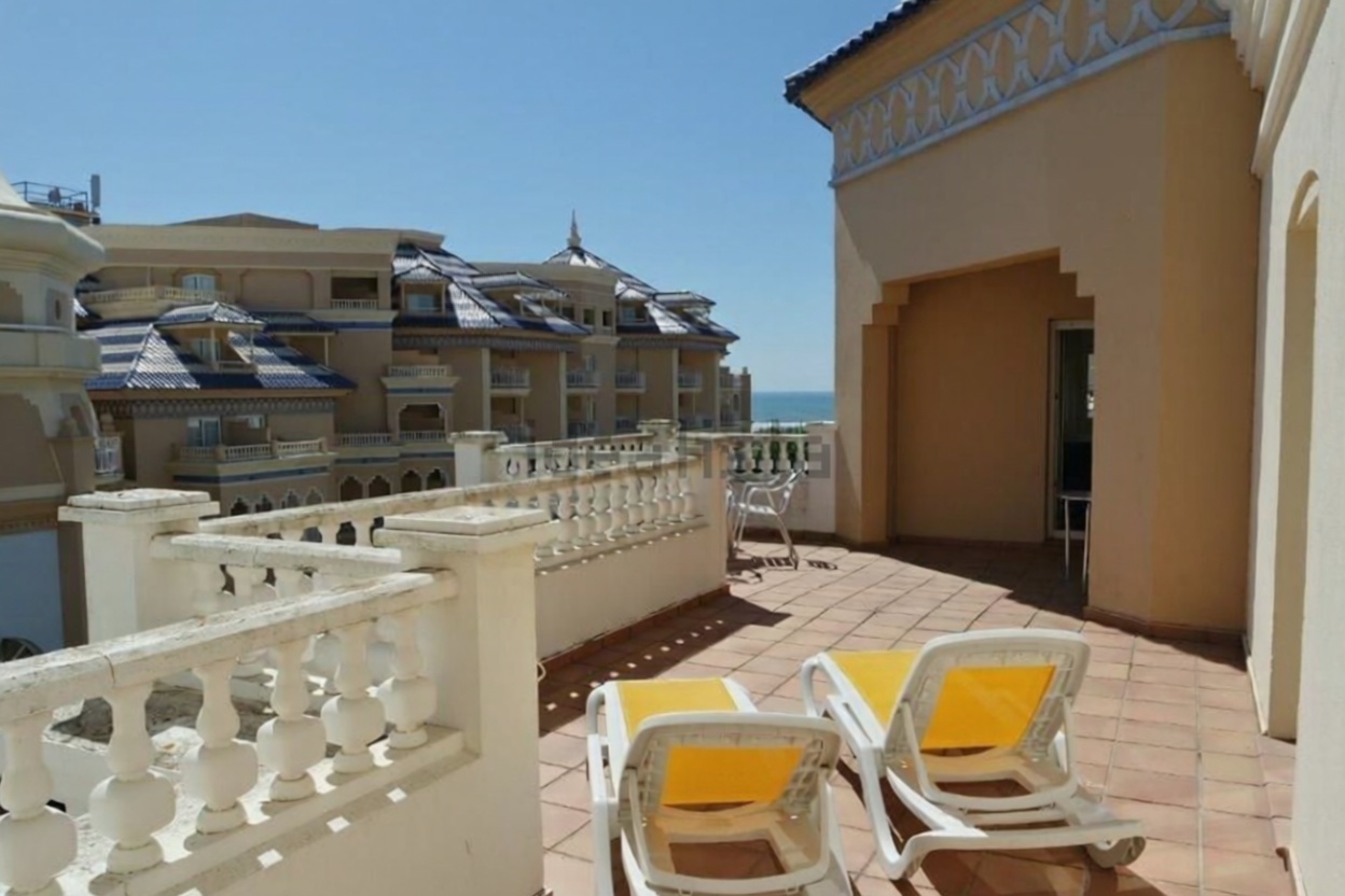 Appartement en première ligne de plage à Ayamonte — Terrasse mer